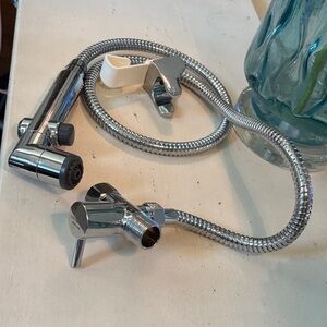 Chrome Handheld Bidet Sprayer Set - Stainless Finish